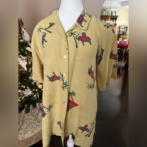 Men’s Chico button down short sleeve Shirt